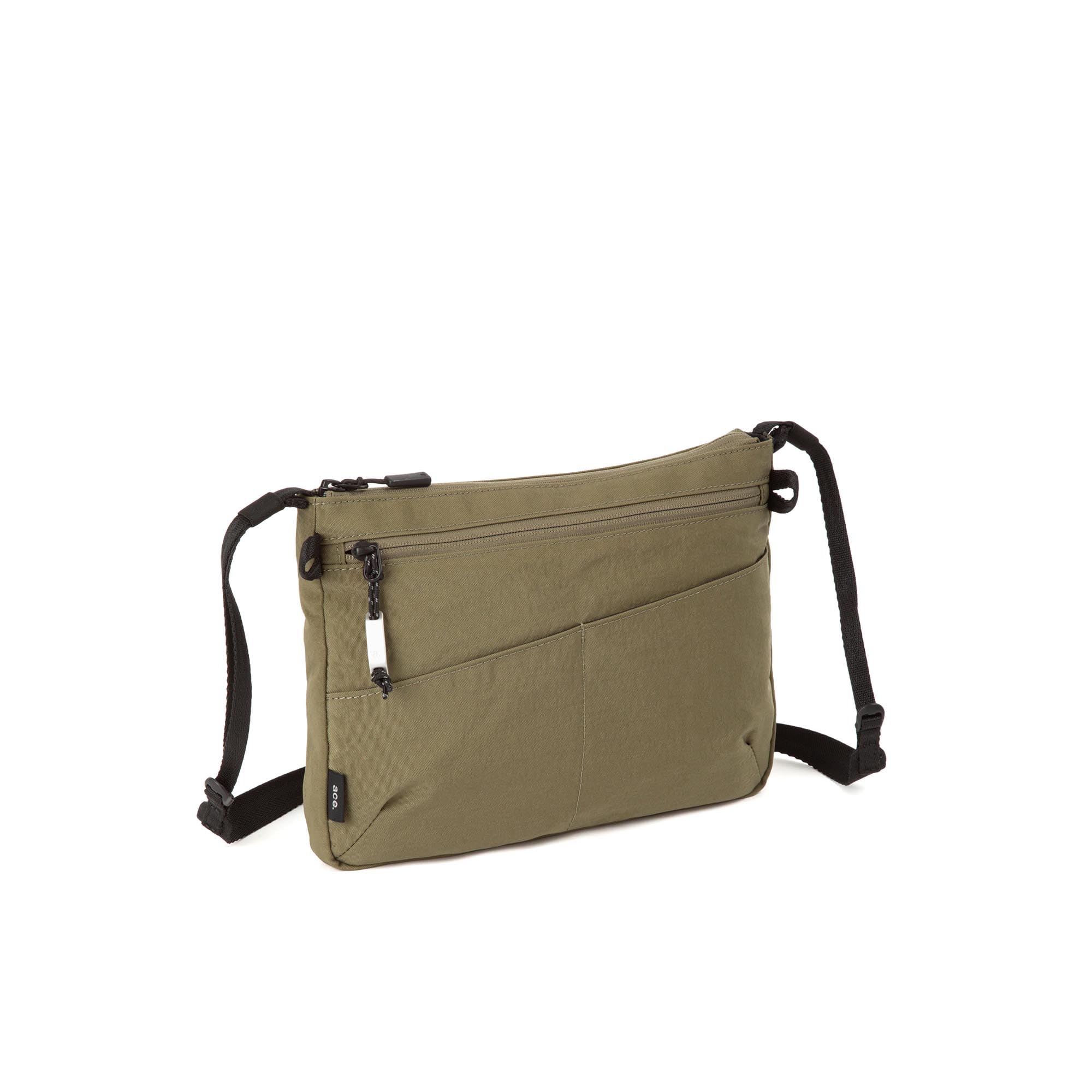 

Ace Gene Men s Khaki Falterite Shoulder Bag (17891), Water-Repellent, Lightweight, and Sacoche Design