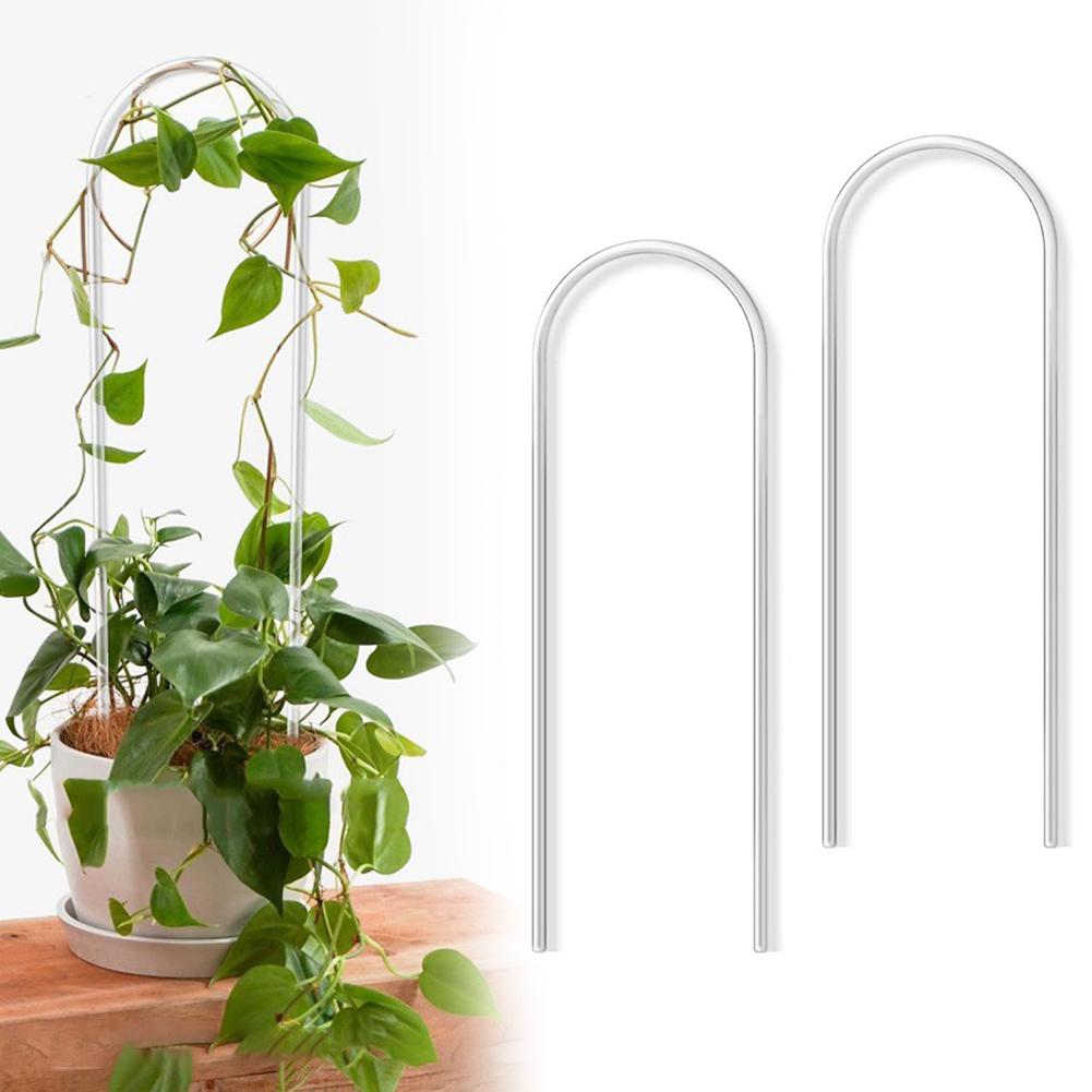 Acrylic U-Shaped Trellis Plant Support Frame Container Garden Accessory