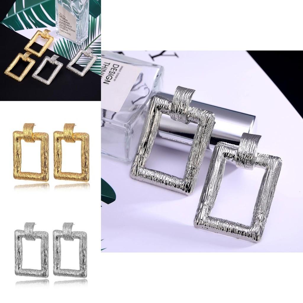 Shape Geometric Bold Alloy Earrings For Women Ideal For Gifts Business