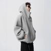 Herren Trendy Schwergewicht Hoodie Cardigan - Cool, Lässiger High Street Style, Rollkragen Winterjacke