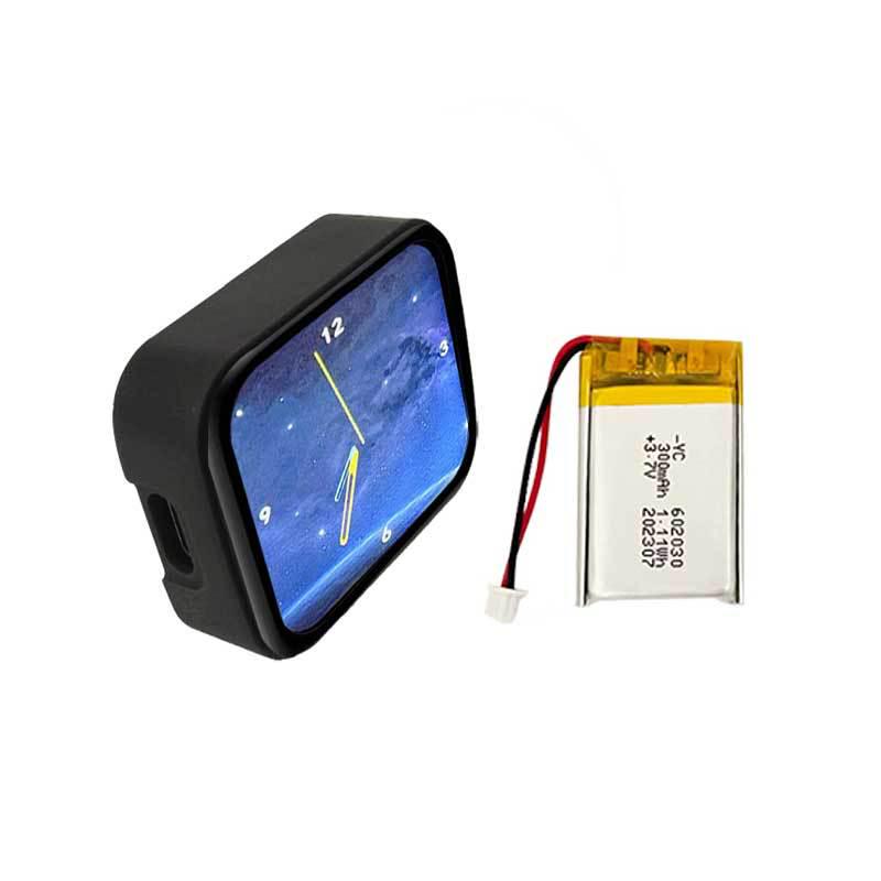 

1,69-дюймовый ЖК-сенсорный мини-телевизор с часами в форме астронавта — совместимы с LVGL, ESP32