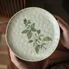 Microwave Safe Ceramic Dinner Plates Water Ripple Dessert Plate Shallow Plate Table Decoration