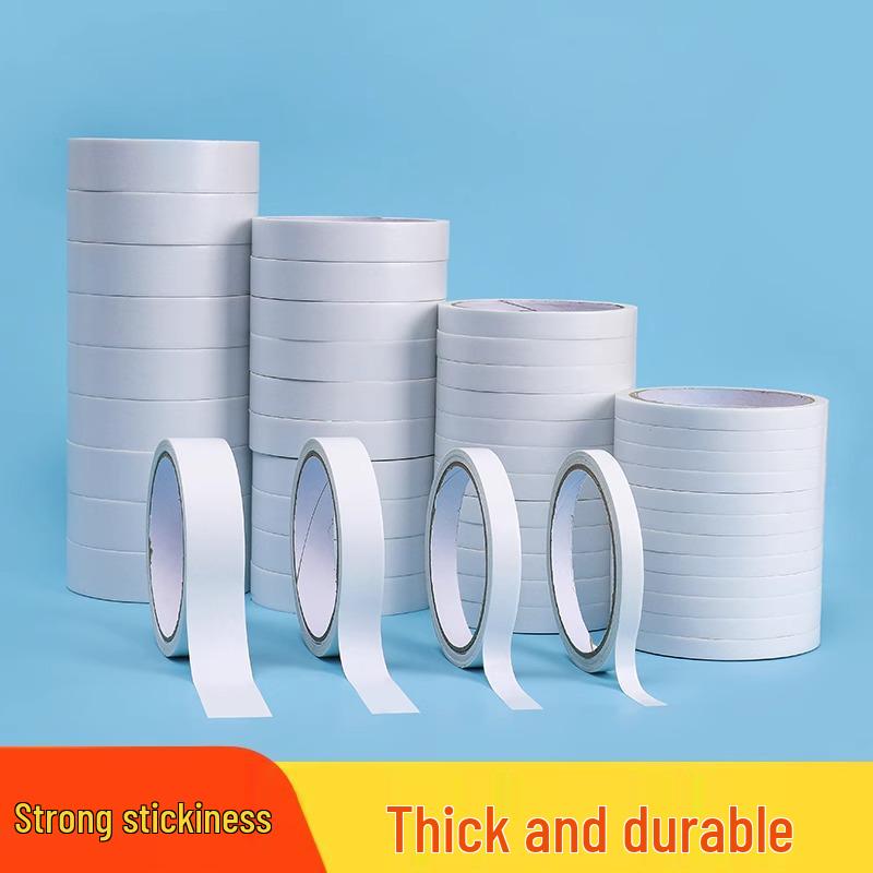 High Viscosity Double-Sided Tape - Strong Adhesion, No Residue, Large Roll, Safe for Children's Projects
