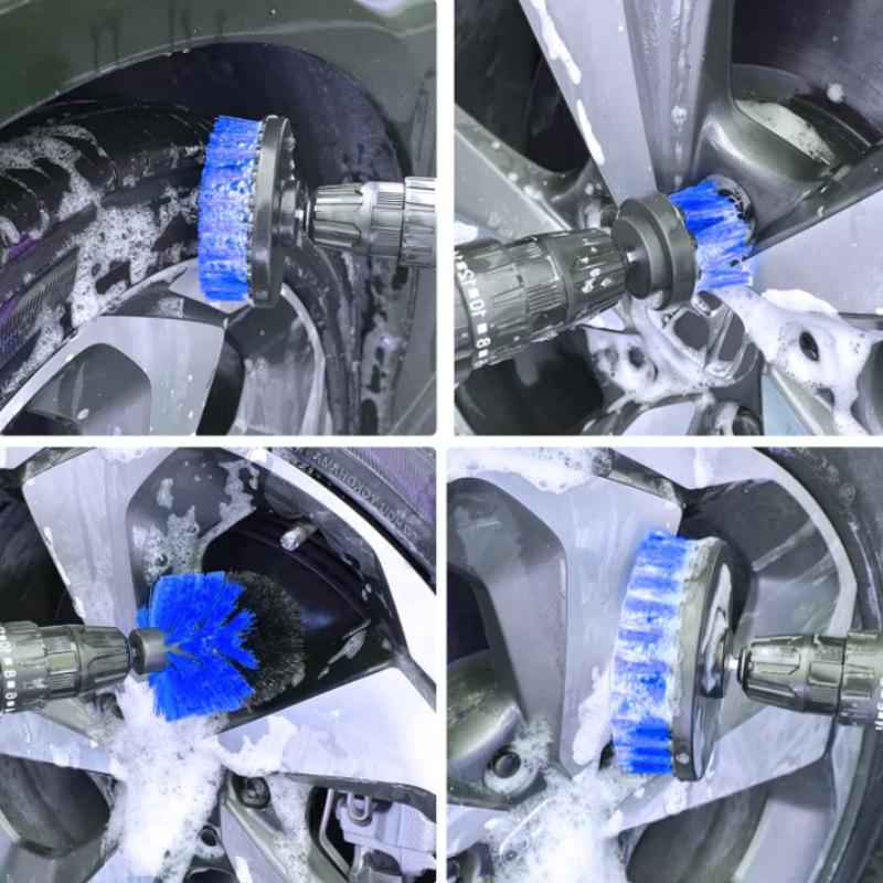 Brosse de nettoyage électrique multifonctionnelle: Perceuse-visseuse pour le polissage du carrelage, de la salle de bain et de la voiture
