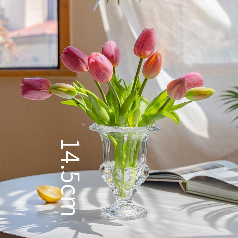 Реалистичное на ощупь искусственное цветочное оформление «Тюльпаны» для декора и фотографии