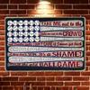 Baseball Metallväggkonst Rustik Vintage Skylt Dekoration Sportfans Present