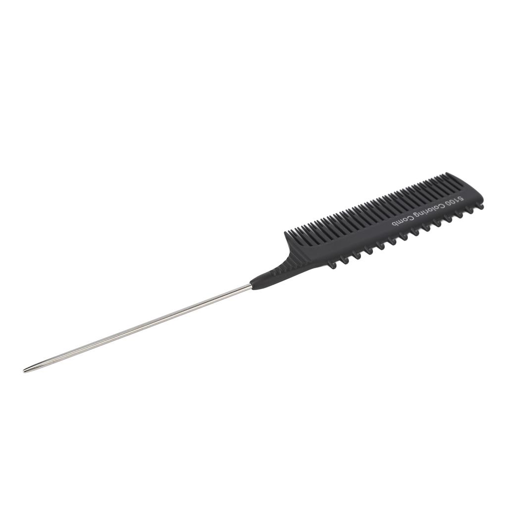 Highlighting Clip Comb Teasing Foiling Salon Straightening Hair Clip Styling Weaving Rat Tail Parting Combs for Unisex