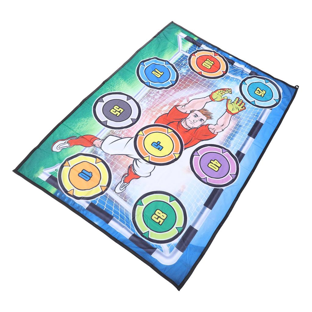 2 in 1 Soccer Ball Game Set with 2 Balls Hand Eye Coordination Motor Skills Toss Soccer Target Goal 