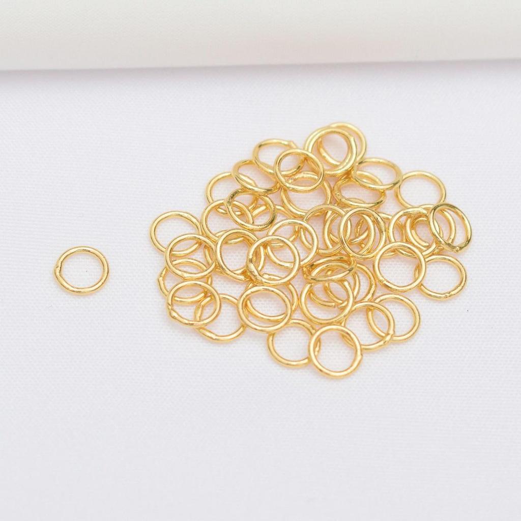 Gold-Filled Color-Preserving Jump Ring Clasps for DIY Jewelry - Necklace & Bracelet Connector Accessories