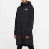 Nike Sportovní bunda střední délky s kapucí a fleecovou podšívkou Dětské svrchní oblečení Černá BV3058-010
