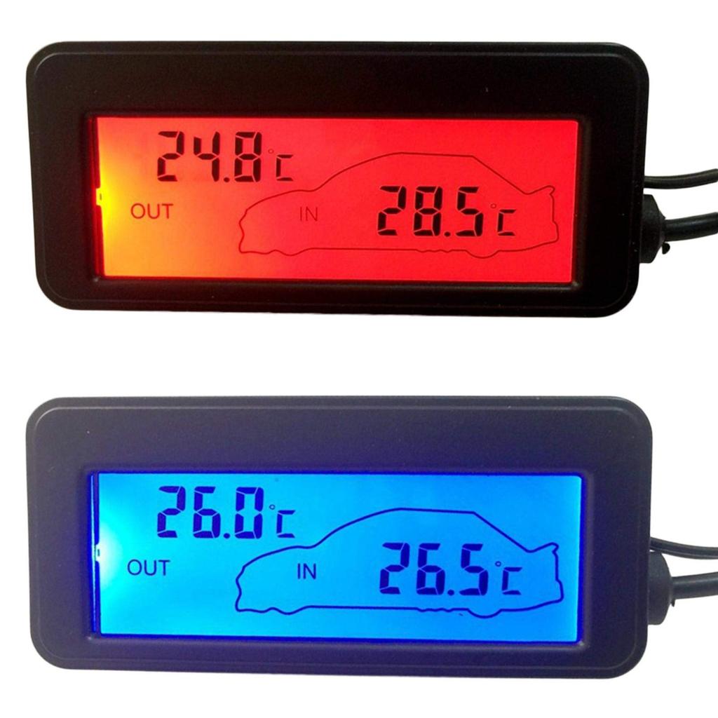 Cxiskyu Car - Car Outside Car , Automotive Gauge with LCD