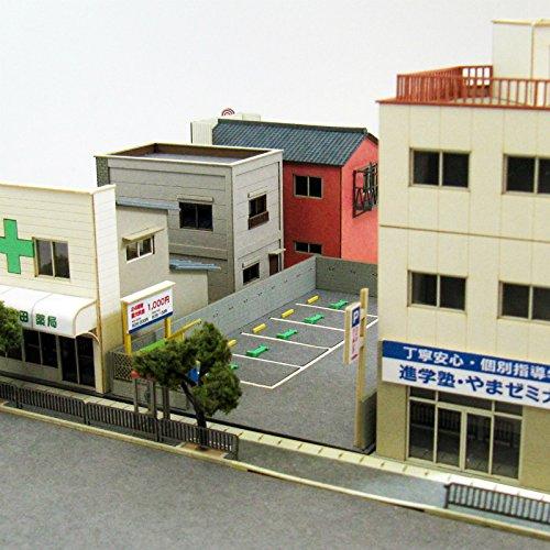 Sankei Nostalgic Diorama Series Parkplatz B Papiermodell 1/150 MP03-99