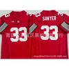 Embroidered College Rugby Jersey Men - Ohio State Buckeyes Style Numbers 7 33 18 2 1 4 Fall Winter Wear