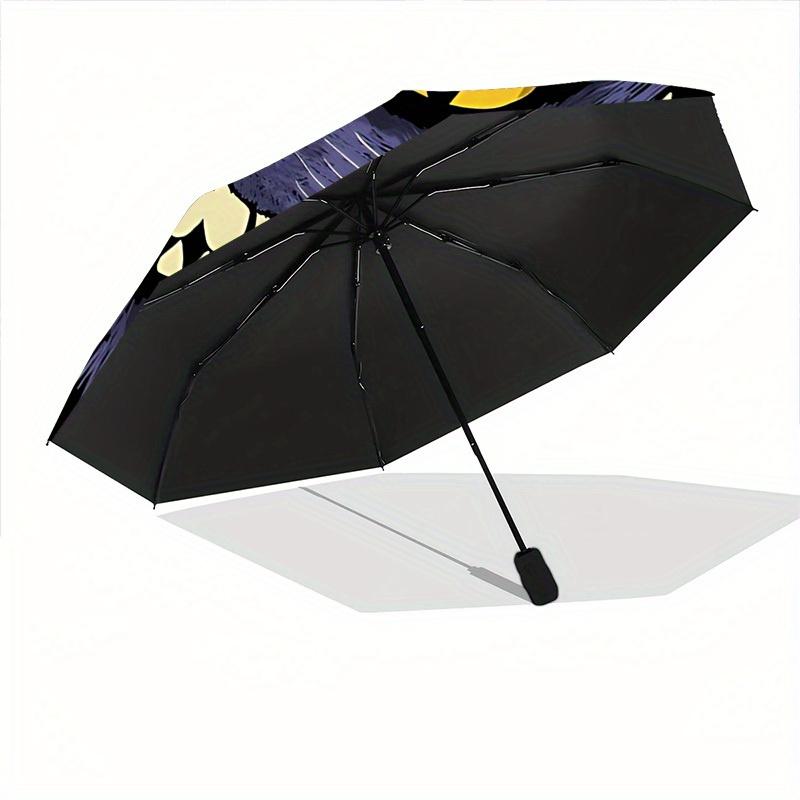 1pc Fantasy Cat Automatic Opening/closing Umbrella with Auto Open/Close, Perfect Gift for Friends, Durable Plastic Handle yy250801170