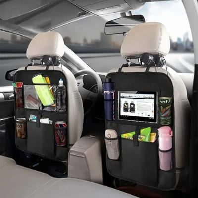 Dokunmatik Ekranlı Tablet Tutuculu Araba Arka Koltuk Düzenleyici Otomatik Saklama Cepleri Kılıfı Araba Koltuğu Arka Koruyucuları Araba Aksesuarları