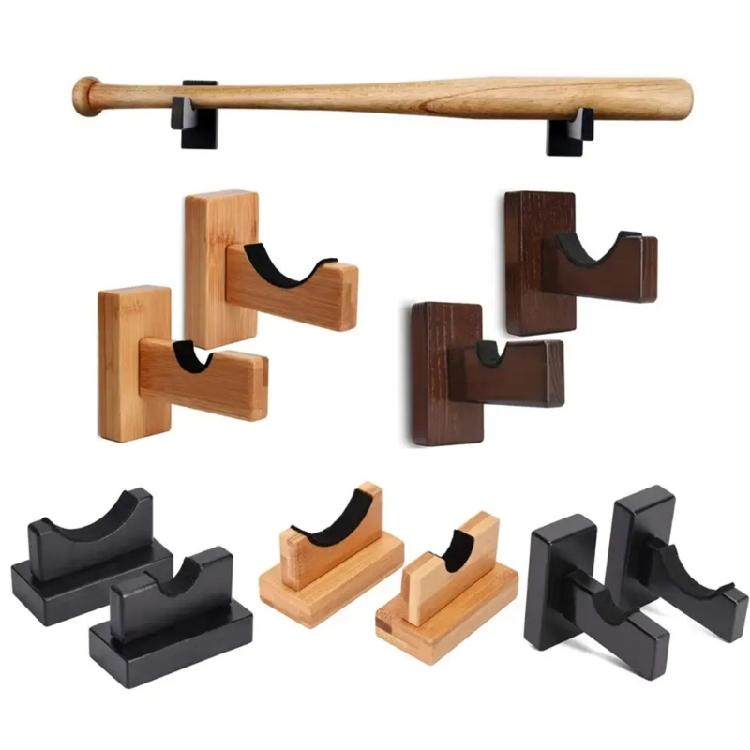 Baseball Bat Brackets Baseball Bat Display Case for Storage Wall Mount Horizontal Baseball Bat Rack Baseball Bat Holder