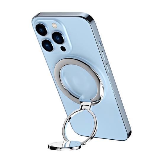 Magnetic Phone Ring Holder Stand Zinc Alloy Finger Grip Kickstand for IPhone