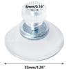 5/10Pcs Suction Cup Plastic Suction Pads 25/32/41/53 mm Clear PVC Sucker Pads Strong Adhesive Suction Holder with Screw Nut