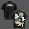 Anime My Hero Academia Bakugou Katsuki Midoriya Izuku T Shirt Men Women Washed Cotton Tshirts Casual Clothing Harajuku T-shirt