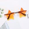 Funny Party Street Shot Rimless Pentagram Sunglasses Sun Glasses Star Shape Sunglasses