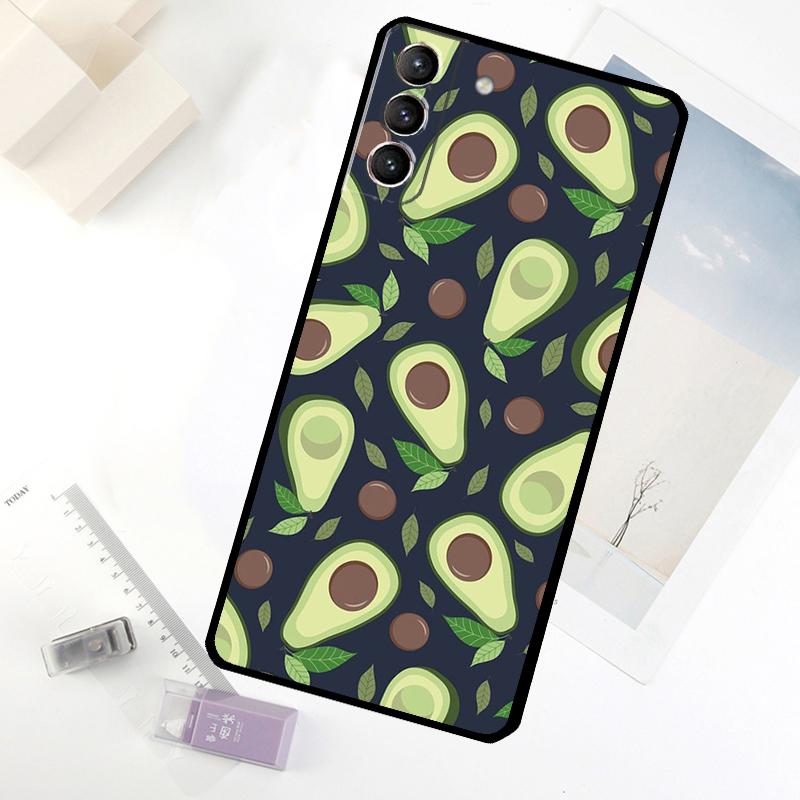 

Lovely Avocado Phone Case For Samsung Galaxy S25 FE S20 FE S21 S22 S23 S24 S25 S26 Ultra S10 S25 Plus Cover Galaxy S10
