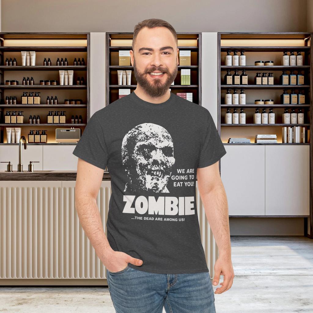 Zombie 1979 Lucio Fulci Vintage Anni '90 T-Shirt Horror Film Cult Tee