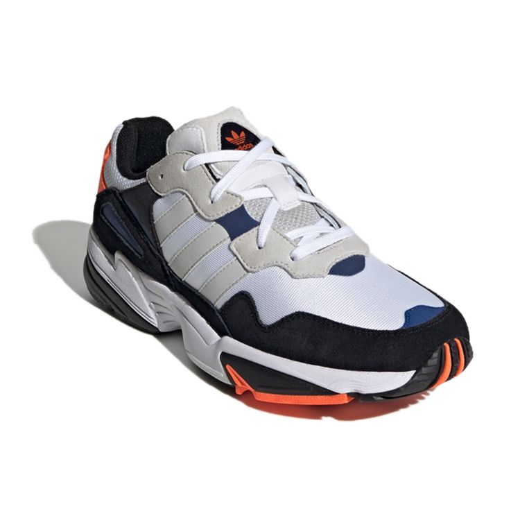 Adidas Originals Yung-96 Fabric Sports Trend Breathable Low-Top Lifestyle Shoes Unisex Sneakers White Gray EG2862