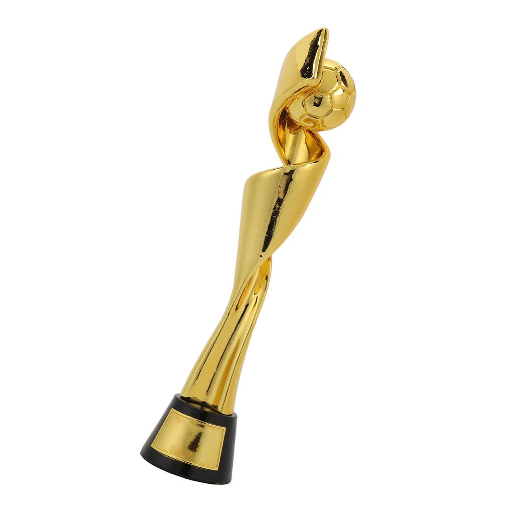 2023 Women Soccer Trophy Cup Resin World Soccer Award Trophy Ornament for Home Bar Decor Fan