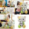 Cat Panda And Plush Toy Cute Cartoon Girl Child Bedroom Decoration Doll Scene