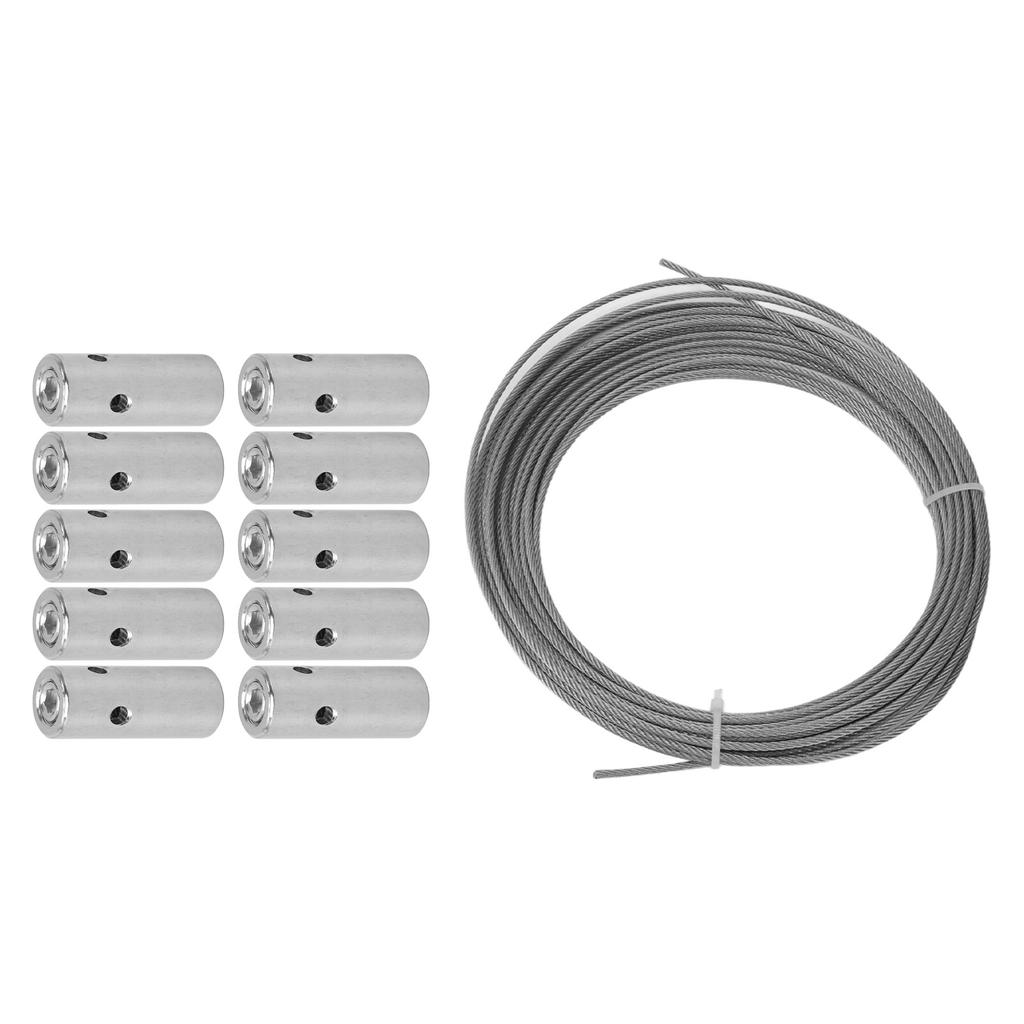 Wire Trellis for Climbing Plants Outdoor Stainless Steel Fastener Green Wall Trellis Kit Cross