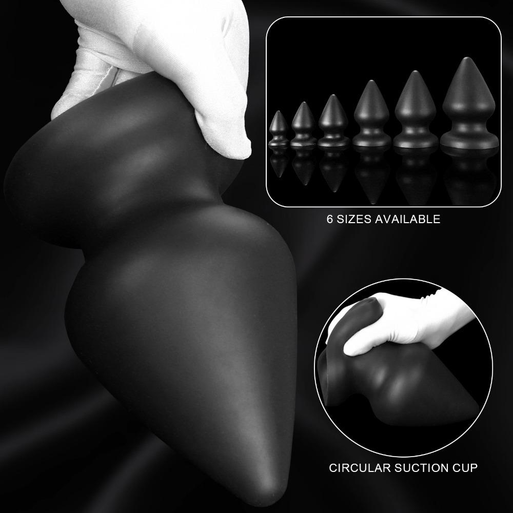 Extra Large Anal Plug Unisex - SM Fisting Dilator Anal Expander Adult Sex Toy for Men & Women