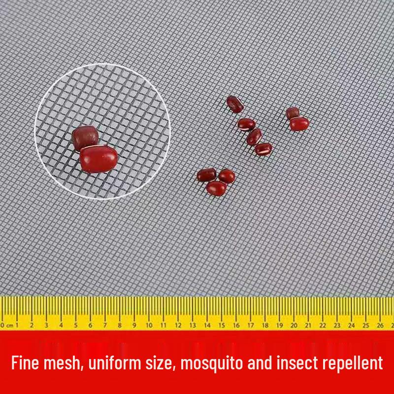 Nano Self-Adhesive Velcro Mesh Screen: Thickened, Invisible Edge, Easy Assembly Mosquito Net for Windows
