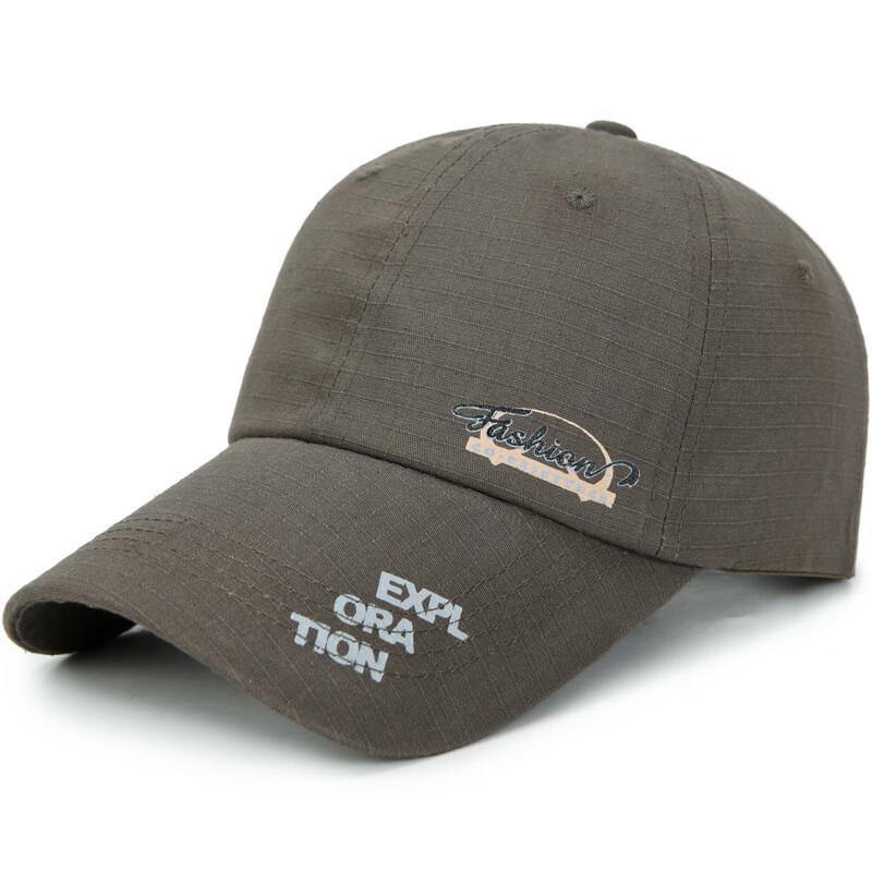 ZHENYUEQI Men s Cotton Plaid Baseball Cap