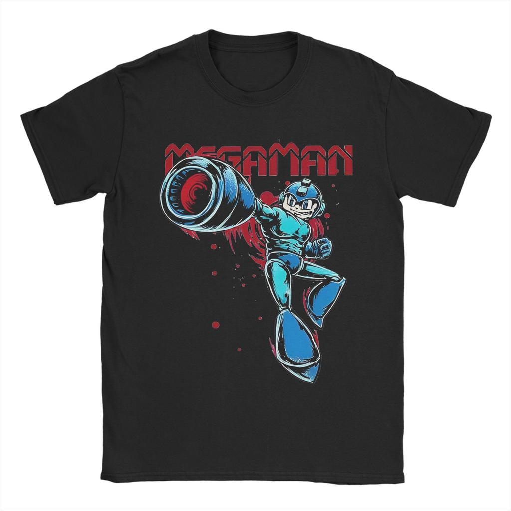 Streetwear Megaman X Zero Art T-Shirt For Men Women O-neck Short Sleeve Tops Shirts  Cotton Summer Clothing