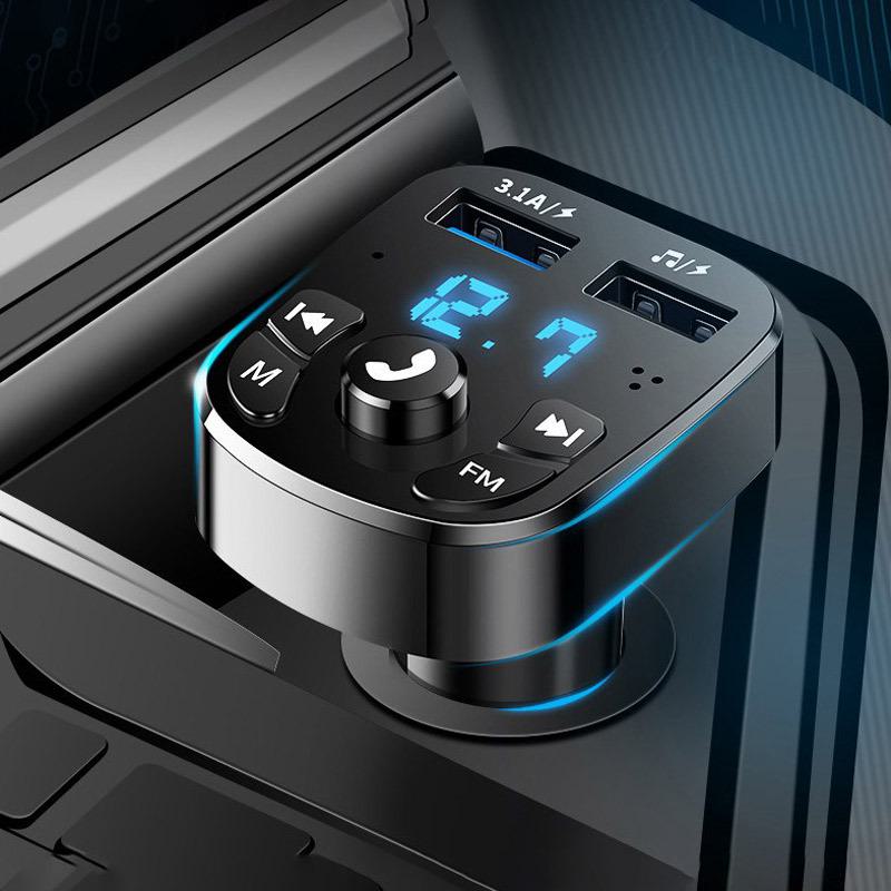 

Автомобильное зарядное устройство Bluetooth с MP3-плеером, музыкальным проигрывателем USB-телефона, голосовой навигацией