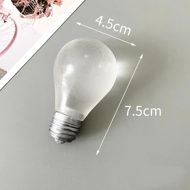 Light Bulb Shaped Luminous Squeeze Toy Children'S Toys For Stress Relief Novelty Funny Decompression Birthday Gift Party Hobbies