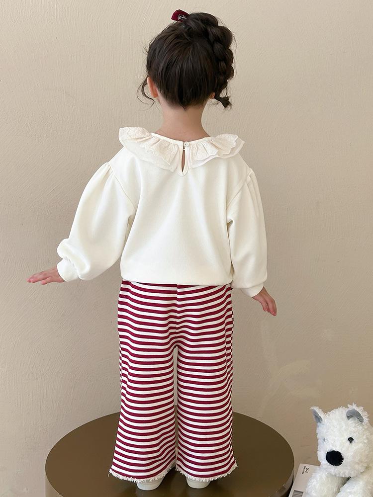 2025 Jenters Trendy Todelt Sett: Høst/Vår Hverdagslig Antrekk