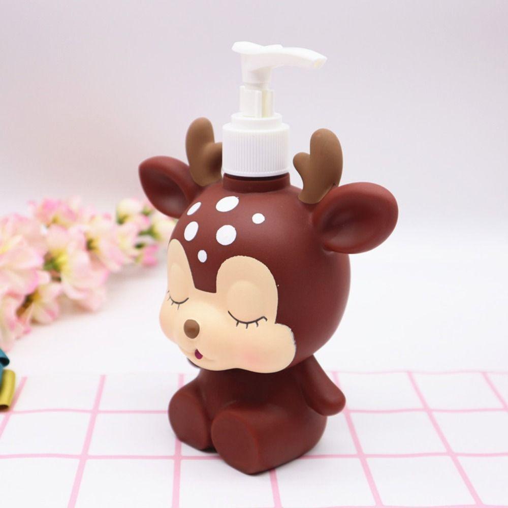 Cute Cartoon Empty Pump Bottle Sub-Bottling Lotion Containers Shampoo Soap Dispenser  Travel
