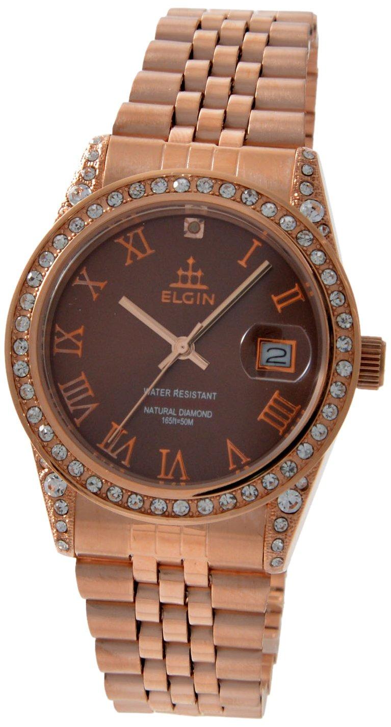 

[Elgin] Часы FK1402PG-CH женские золотые