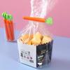 5PC Sealing Tongs Food Bag Closure Clip Cartoon Carrot Shape Moisture-Proof Clamp Fresh Keeping Sealing Clip Kitchen Accessories