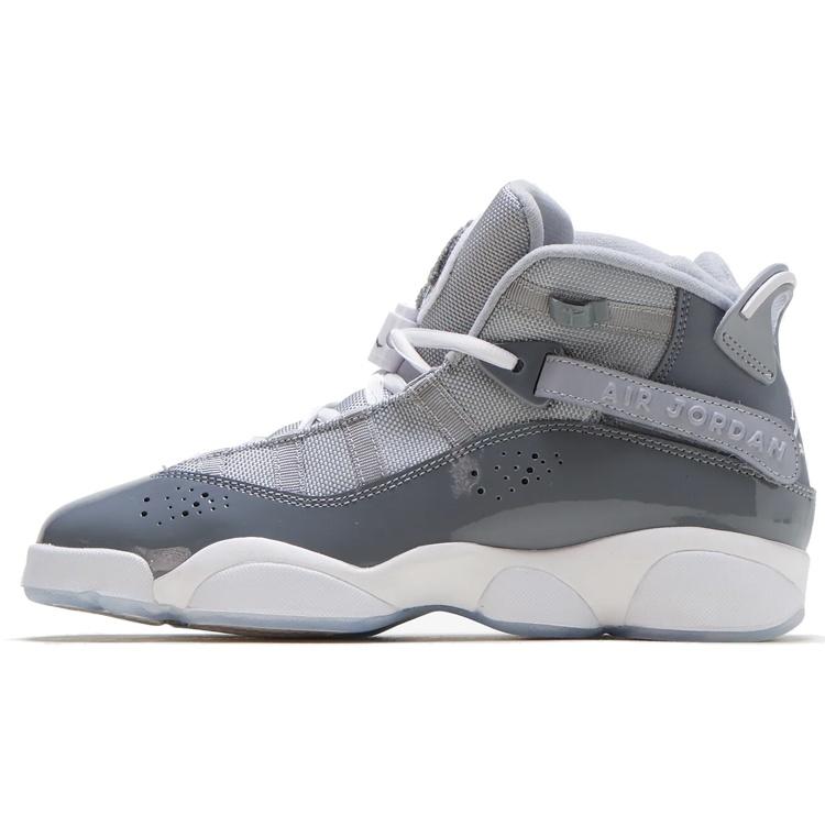 (GS) Air Jordan 6 Rings Cool Grey White Kids 323419-015 EU 38.5