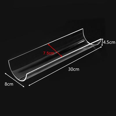 Odorless Acrylic Material U Shaped Transparent Retainer for Cake Roll Shaping