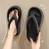 Sommer Damen Dicke Sohle Flip Flops Strand Flache Plateau Hausschuhe Mode Leichtgewichtige Rutschfeste Sandalen Indoor Outdoor Pantoletten