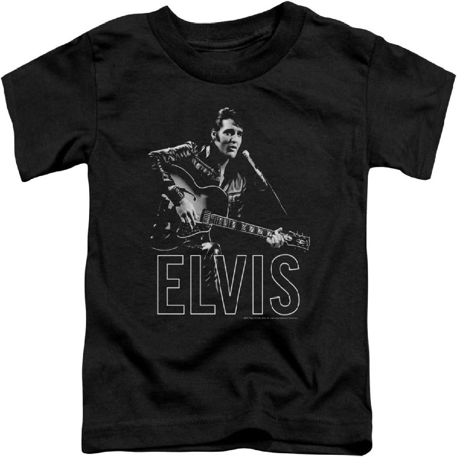 Toddler_ Elvis Presley - Guitar In Hand T-Shirt Size 3T XXXXXL разноцветный