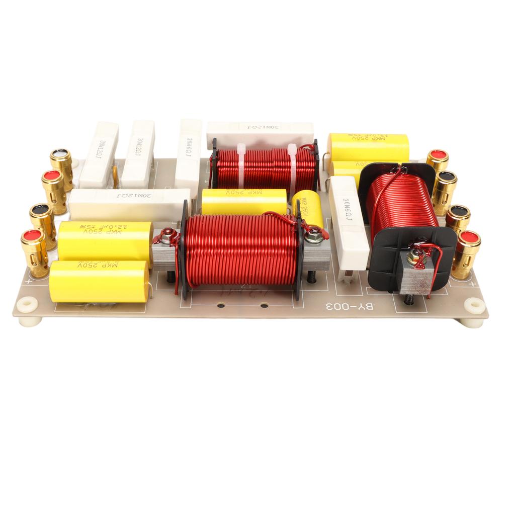 3 Way Crossover Filters Professional 800W Treble Bass Frequency Divider for Stage Speaker