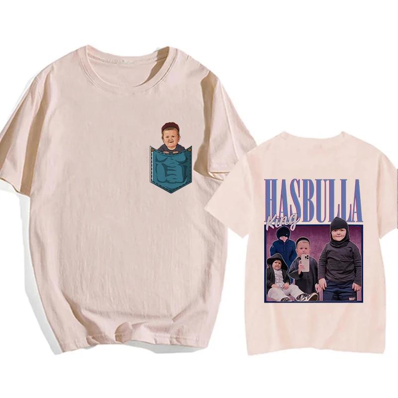 Classic Team Hasbulla EU Size T Shirt Men Women Fighting Hasbulla T-shirt Hip Hop Graphic Shirt Tops Manga T Shirt Streetwear