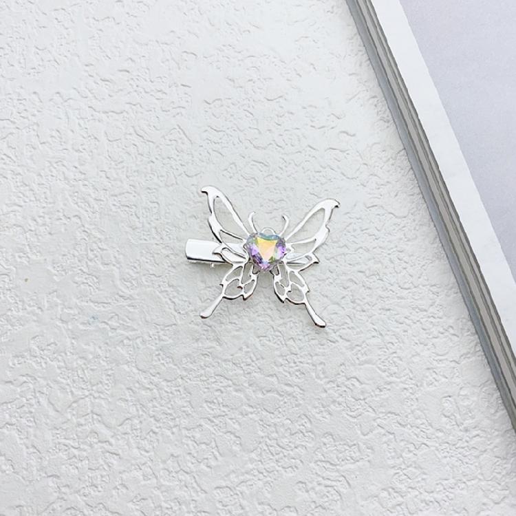 Elegant Butterfly Hair Clip Metal Hair Clip Korean Hairpin Female Side Clip Hot Girl Hair Decors Women Fashion Barrettes