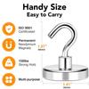 Strong Magnetic Hooks Heavy Duty Magnet Hook Kitchen Bar Storage Magnetic Hooks Key Storage Hooks Multi-Purpose Magnet Hook