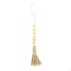 Bohemian Wood Bead Tassel Garland - Home Decor Piece