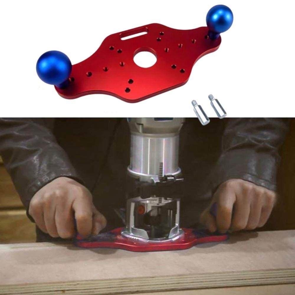 Rust Resistant Wood Router Base Bakelite Material Milling Mounting Plate  Wood Engraving